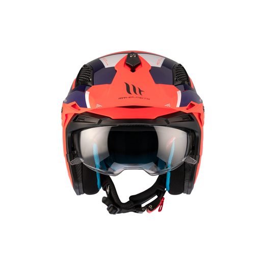 HELMET MT HELMETS DISTRICT SV S ANALOG D5 GLOSS RED L