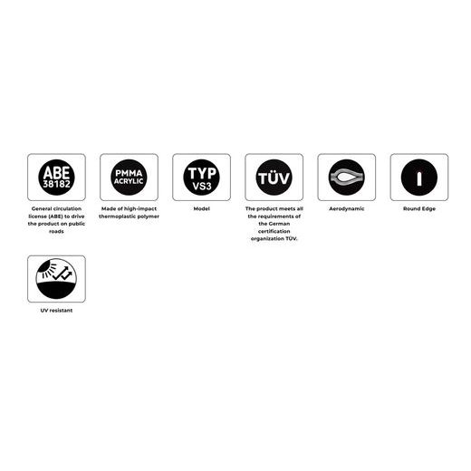 WINDSCREEN PUIG SPORT 22572N CRNI