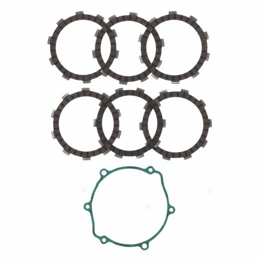 FRICTION PLATES KIT WITH CLUTCH COVER GASKET ATHENA P40230120