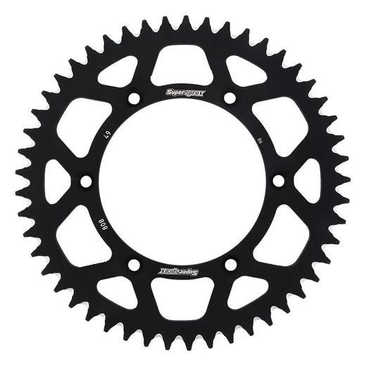 REAR ALU SPROCKET SUPERSPROX RAL-808:49-BLK CRNI 49T, 520