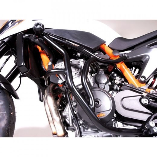 ENGINE GUARDS RDMOTO CF110KDPH01 MATT BLACK