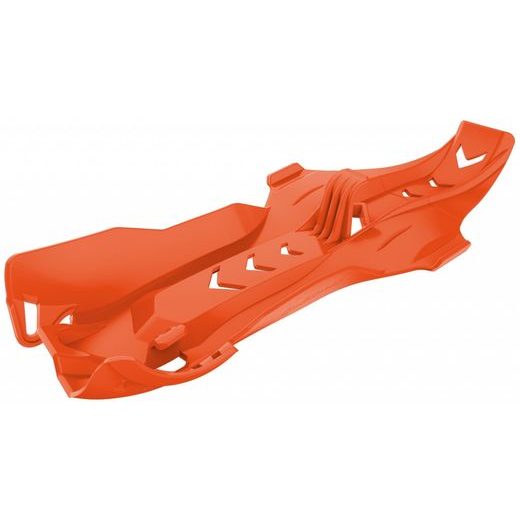 SKID PLATE POLISPORT PERFORMANCE 8469000002 WITH LINK PROTECTOR ORANGE