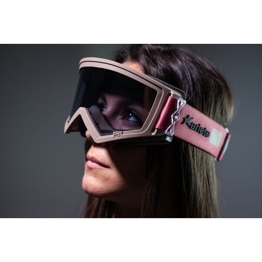 GOGGLES ARIETE PURAVIDA VIDA 14970-VSBS SAND ( SILVER LENS NO PINS