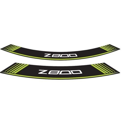 RIM STRIP PUIG Z800 6561V GREEN SET OF 8 RIM STRIPS