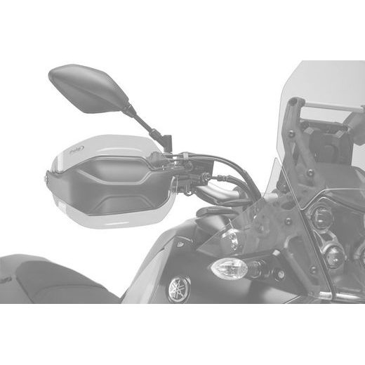 HANDGUARDS PUIG EXTENSION 3729W CLEAR