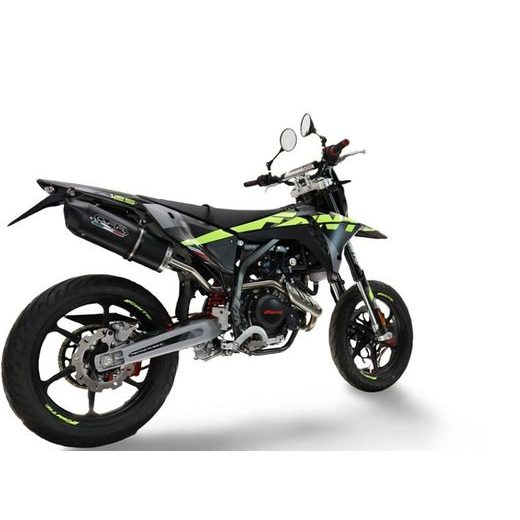 SLIP-ON EXHAUST GPR FURORE NERO FN.4.RACEDB.FUNE MATTE BLACK INCLUDING LINK PIPE AND REMOVABLE DBKILLER