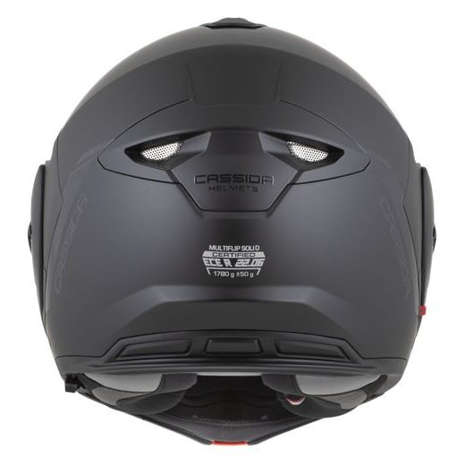 FULL FACE HELMET CASSIDA MULTIFLIP SOLID BLACKOUT BLACK MATT/BLACK L