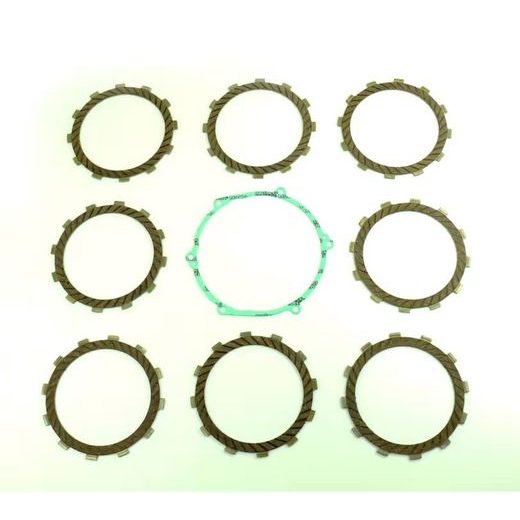 FRICTION PLATES KIT WITH CLUTCH COVER GASKET ATHENA P40230069