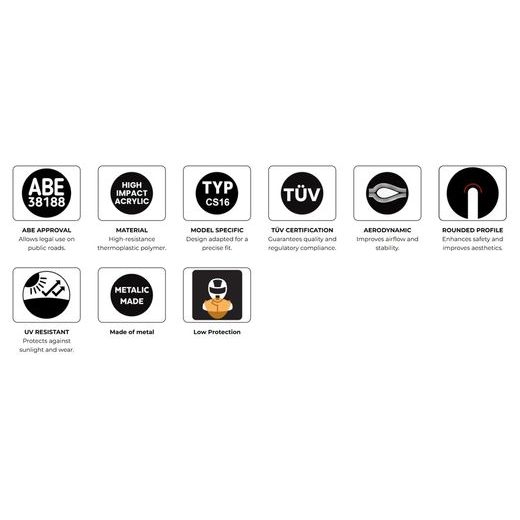 WINDSHIELD PUIG NEW GEN. SPORT 22783R CRVEN