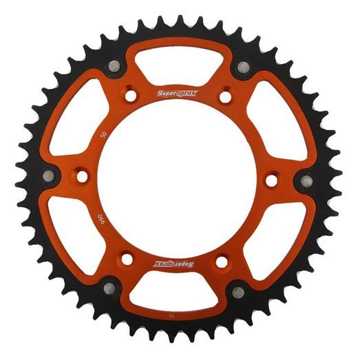 REAR SPROCKET SUPERSPROX STEALTH RST-990:50-ORG ORANGE 50T, 520