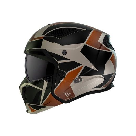 TRIAL HELMET MT HELMETS STREETFIGHTER SV S P1R B9 MATT BROWN M