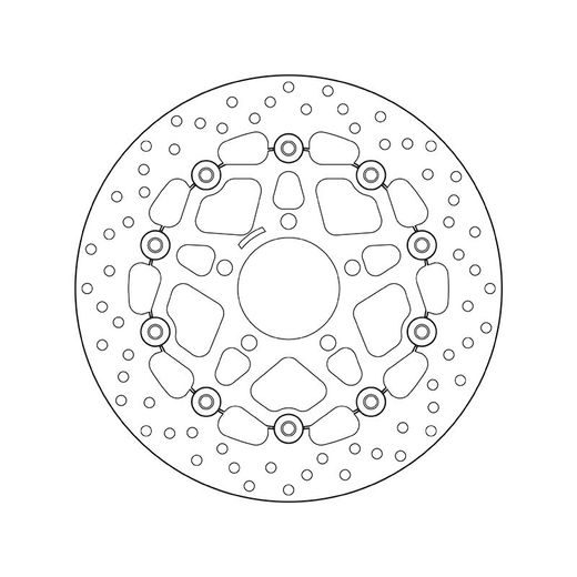KOČIONA DISK BREMBO 78B40821 FLOATING
