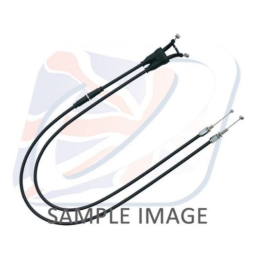 THROTTLE CABLES (PAIR) VENHILL T01-4-139-BK FEATHERLIGHT CRNI