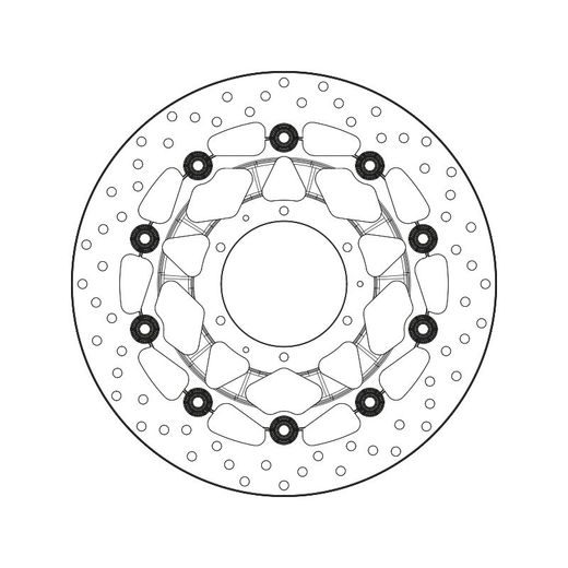 KOČIONA DISK BREMBO 78B40876 FLOATING