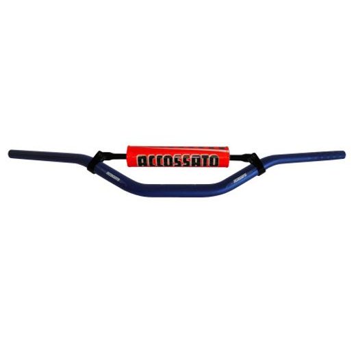 HANDLEBAR ACCOSSATO ALUMINIUM, 28.5 MM PLAVI