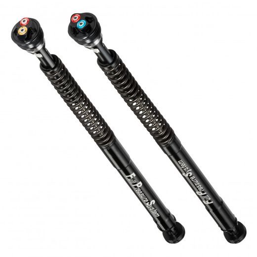 PRESSURIZED CARTRIDGE BITUBO ADJUSTABLE: SPING PRELOAD, REBOUND, COMPRESSION + FORK CAP WITH 1 LT OIL