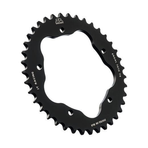 REAR ALU SPROCKET JT JTA 752-39BLK 39T, 525 CRNI
