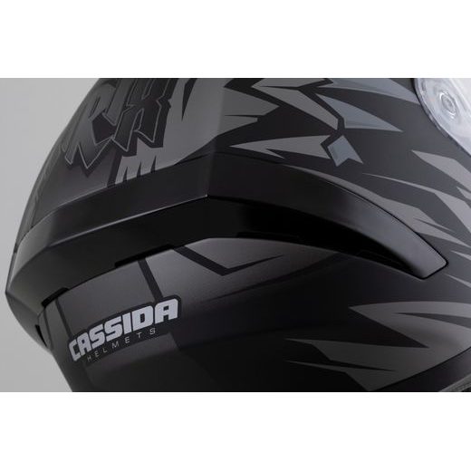 FULL FACE HELMET CASSIDA ORBIT STRIX BLACK MATT, GRAY L