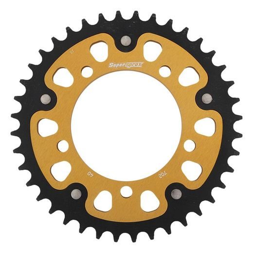 REAR SPROCKET SUPERSPROX STEALTH RST-702:40-GLD ZLATO 40T, 525