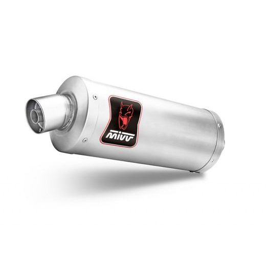 SILENCER MIVV DAKAR Y.064.LDKX STAINLESS STEEL