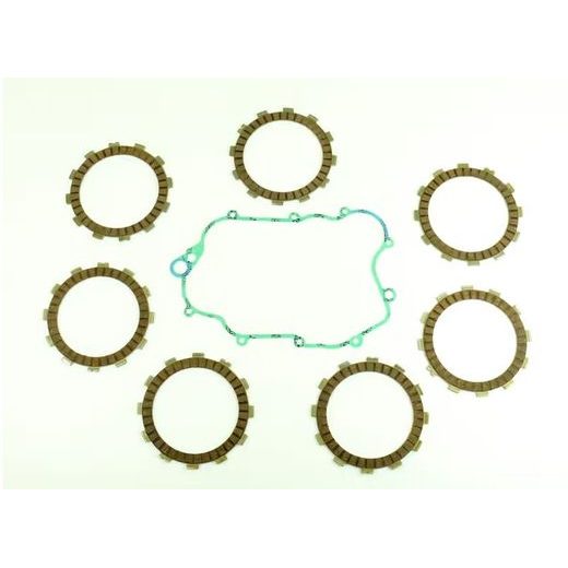 FRICTION PLATES KIT WITH CLUTCH COVER GASKET ATHENA P40230031