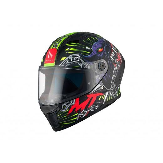 FULL FACE HELMET MT HELMETS STINGER 2 AKIN A3 MATT XXS