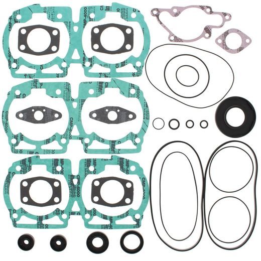 COMPLETE GASKET KIT WITH OIL SEALS WINDEROSA CGKOS 711211