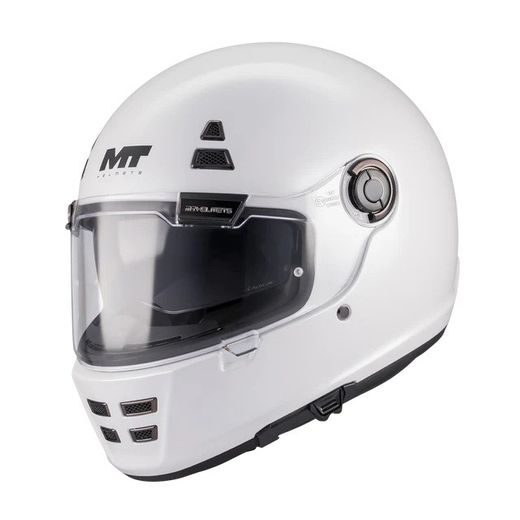 FULL FACE HELMET MT HELMETS JARAMA SV PURE A0 GLOSS XL