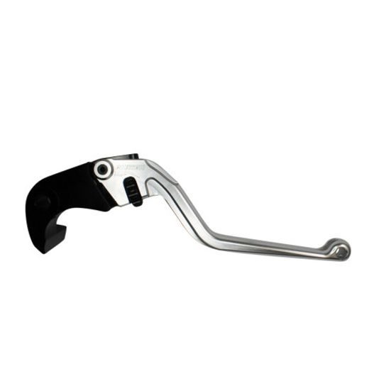 BRAKE LEVER ACCOSSATO FIXED CNC-WORKED ALUMINIUM, SILVER