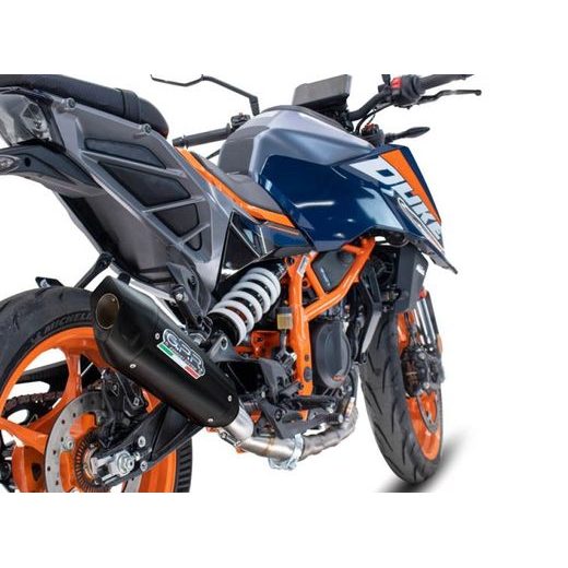 SLIP-ON EXHAUST GPR ROAD-STRADA KT.109.1.GPRBLTIT TITANIUM MATTE BLACK INCLUDING REMOVABLE DB KILLER AND LINK PIPE