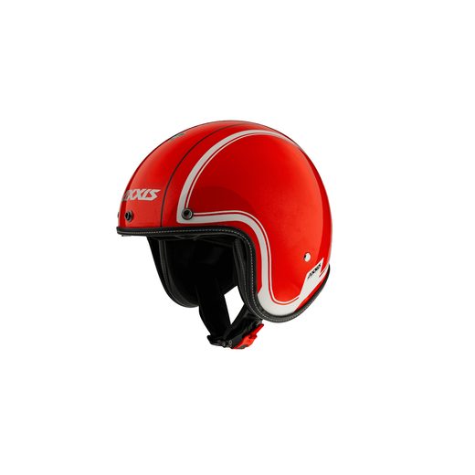 JET HELMET AXXIS HORNET SV ABS ROYAL A4 GLOSS FLUOR RED XS