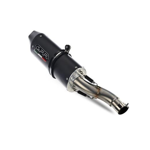 SLIP-ON EXHAUST GPR FURORE EVO4 NERO KT.209.3FNE5 MATTE BLACK INCLUDING REMOVABLE DB KILLER AND LINK PIPE