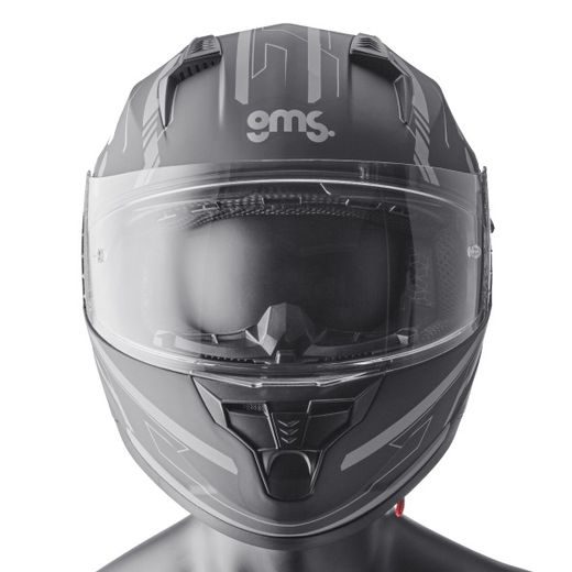 FULL FACE HELMET GMS HEXAGO ZG12501 GRAPHIC GREY L