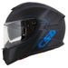 FULL FACE HELMET CASSIDA INTEGRAL GT 2.1 FLASH MATT BLACK/ METALLIC BLUE/ DARK GREY 2XL