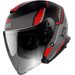 JET HELMET AXXIS MIRAGE SV ABS DAMASKO RED MATT XS