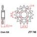CHAIN KIT EK - ZLAT CHAIN 520 ZVX, X-RING (X, NX, QX, XS), CHK FRONT SPROCKET JT, CHK REAR SPROCKET SUPERSPROX FOR DUCATI STREETFIGHTER V2 955 2022-2024