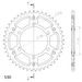 REAR SPROCKET SUPERSPROX STEALTH RST-479:43-GLD ZLATO 43T, 530