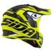 MOTOCROSS HELMET CASSIDA CROSS PRO II CONTRA FLUO YELLOW/ BLACK/ GREY/ WHITE XS