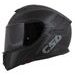 FULL FACE HELMET CASSIDA INTEGRAL GT 2.1 FLASH MATT BLACK/ DARK GREY L