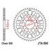 REAR ALU SPROCKET JT JTA 890-44ORG 44T ORANGE
