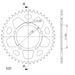 REAR ALU SPROCKET SUPERSPROX RAL-703:44-RED CRVEN 44T, 520