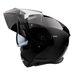 FLIP UP HELMET AXXIS GECKO SV ABS SOLID BLACK GLOSS XS