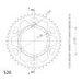 REAR ALU SPROCKET SUPERSPROX RAL-1490:46-BLK CRNI 46T, 520