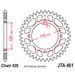 REAR ALU SPROCKET JT JTA 461-50BLK 50T, 420 CRNI