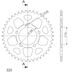 REAR ALU SPROCKET SUPERSPROX RAL-7092:42-GLD ZLATO 42T, 525