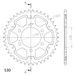 REAR SPROCKET SUPERSPROX STEALTH RST-488:42-GLD ZLATO 42T, 530