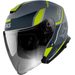 JET HELMET AXXIS MIRAGE SV ABS DAMASKO FLUOR YELLOW MATT XS