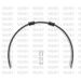 RACE FRONT BRAKE HOSE KIT VENHILL POWERHOSEPLUS APR-10001F-BK (1 HOSE IN KIT) BLACK HOSES, CHROMED FITTINGS