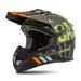 MOTOCROSS HELMET CASSIDA CROSS CUP SONIC JUNIOR MATT GREEN /ORANGE