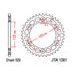 REAR ALU SPROCKET JT JTA 1301-42BLK 42T, 520 CRNI
